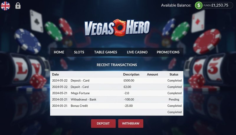 Vegas hero in United Kingdom